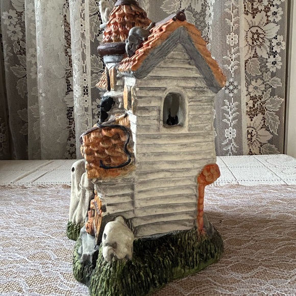 Vintage Partylite old haunted house tea light, Halloween. Decor - Picture 2 of 11
